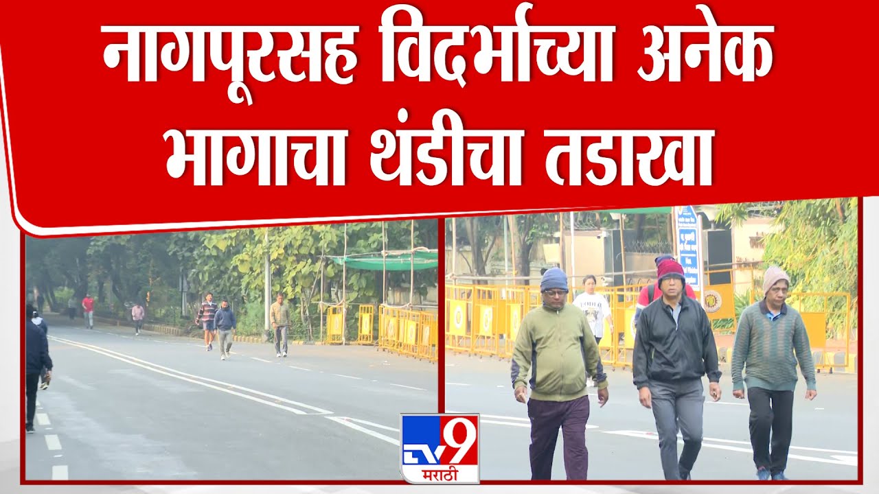 Nagpur weather update | नागपूरसह विदर्भाच्या अनेक भागाचा थंडीचा तडाखा
