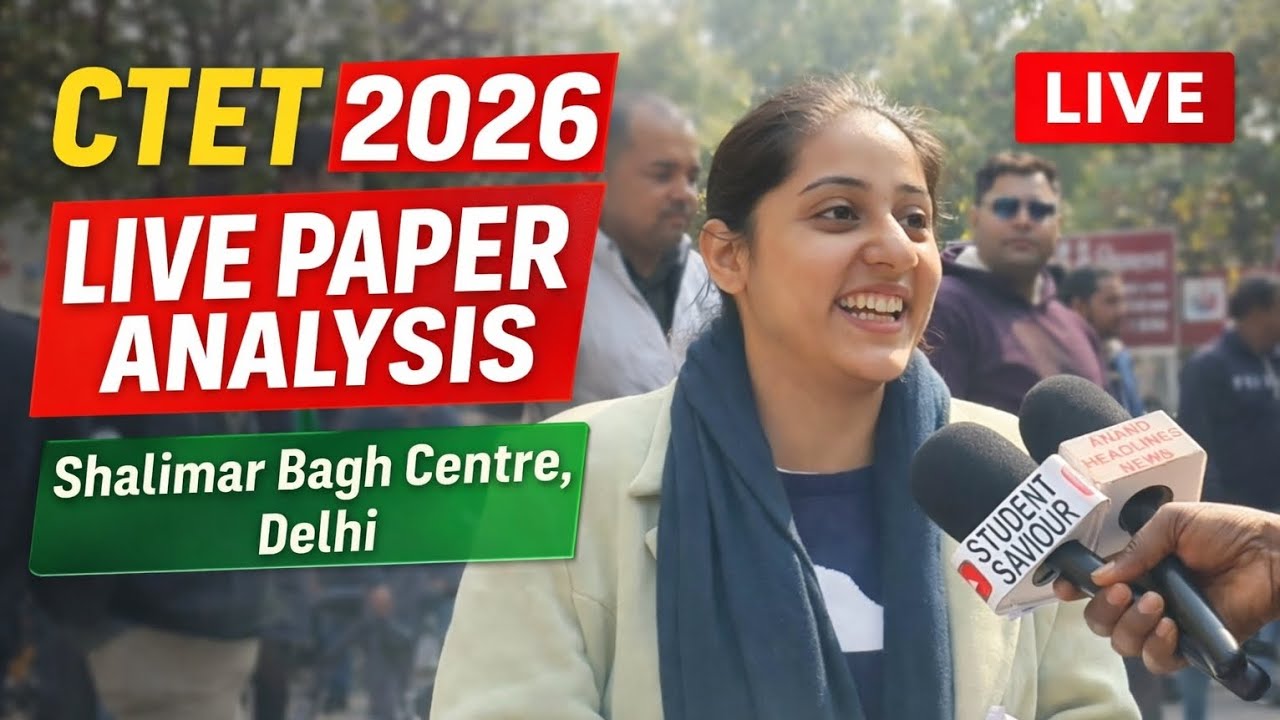 Ctet exam strategy and analysis live at Shalimar Bagh centre#CTET #CTET2026 #CTETExam 