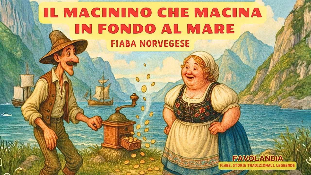IL MACININO CHE MACINA IN FONDO AL MARE - Fiaba Norvegese Tradizionale