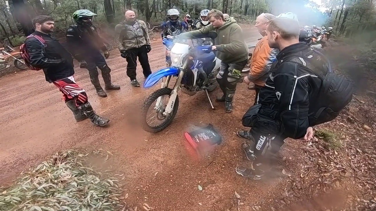 Yamaha WRF450  Breakdown Wont Start? (Perth Adventure Riders Byford to Dwellingup)