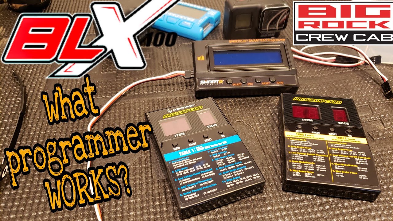 Arrma Big Rock Программирование регулятора скорости BLX100