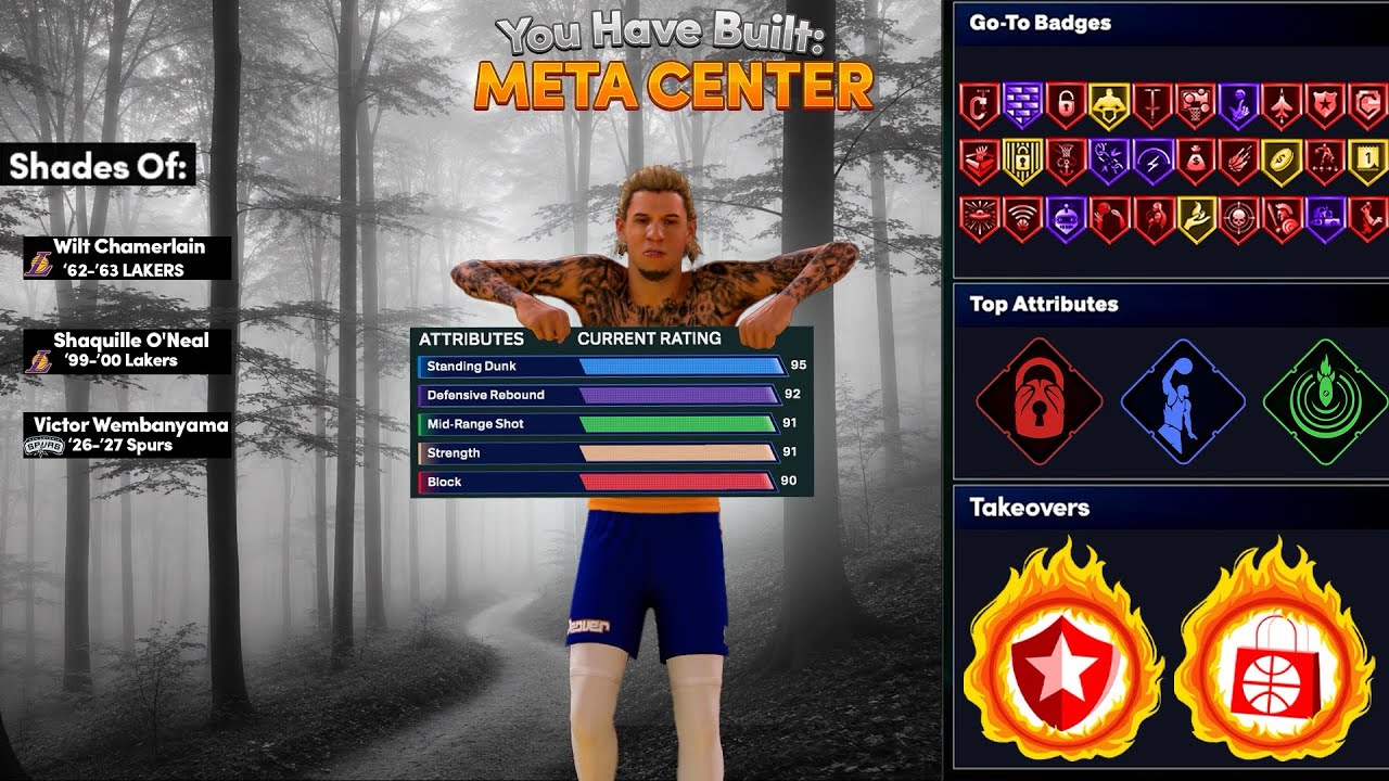 *НОВЫЙ* ЛУЧШИЙ МЕТА-БИЛД ЦЕНТРОВОГО в NBA2K26 &mdash; ЛУЧШИЙ БИЛД ЦЕНТРОВОГО 2K26