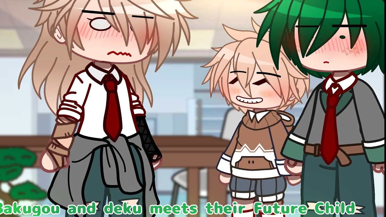 Bakugou and deku meets their future child!? // Bakudeku // Future AU