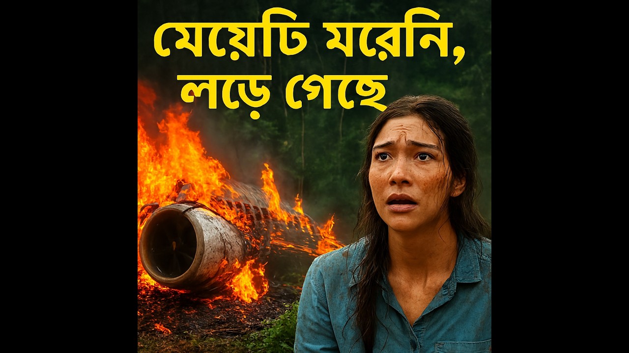 আকাশ ভেঙে পড়া বিমান, জঙ্গলে বেঁচে থাকা মেয়ে - After a Plane Crash - a Girl Survived in the Jungle