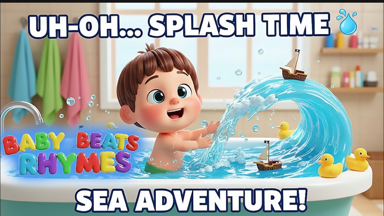 Bathtime Sea Adventure! 🫧 Splish Splash Fun for Kids! 🌈”