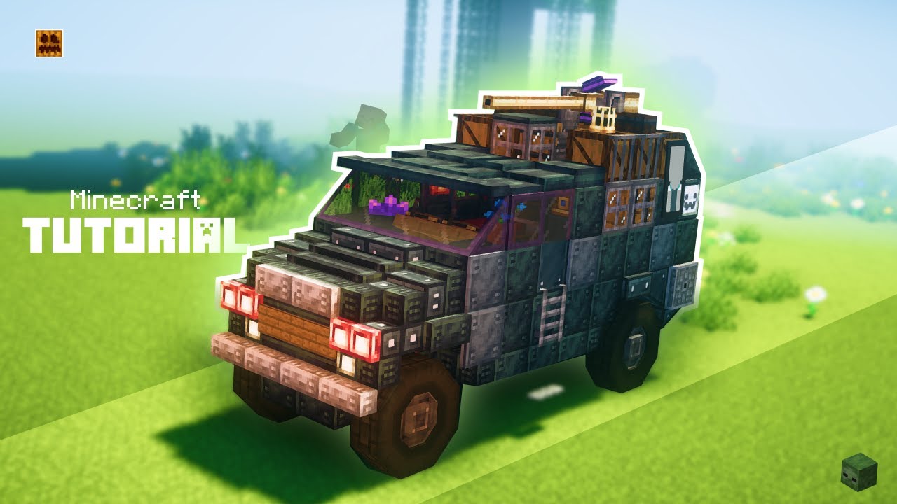 Minecraft ULTIMATE Apocalyptic Vehicle Tutorial | Create & Trackwork Mods | Survive Any Wasteland