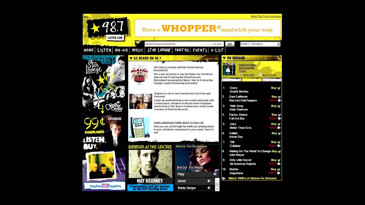 John Mayer's Continuum on Star 98.7 (with commentary by DJ John Mayer)