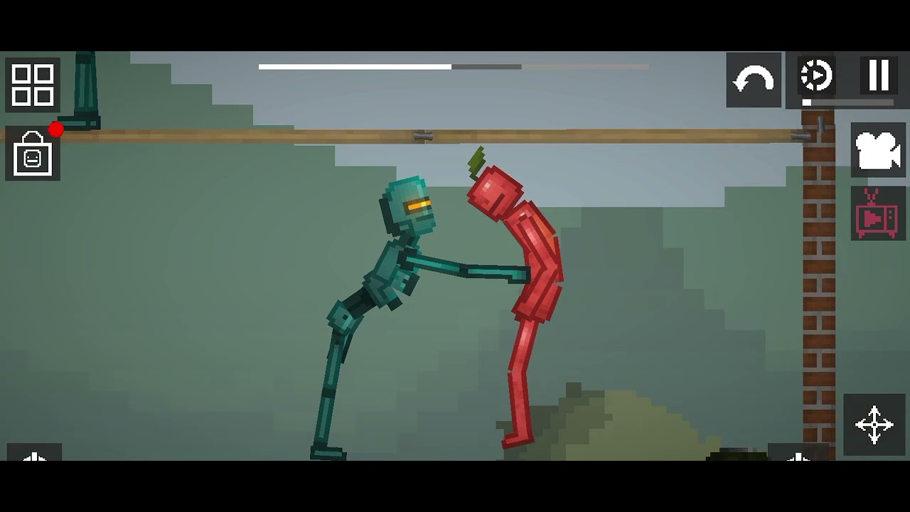 Robot vs apple jack