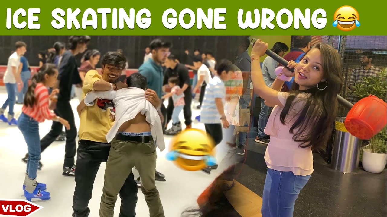 ICE SKATING GONE WRONG 😆 | FUN WEEKEND WITH NOOB GIRLS | VLOG 9