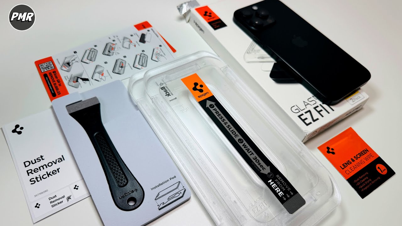 Spigen Ez fit screen protector easy instal Iphone 16pro max 2 pack