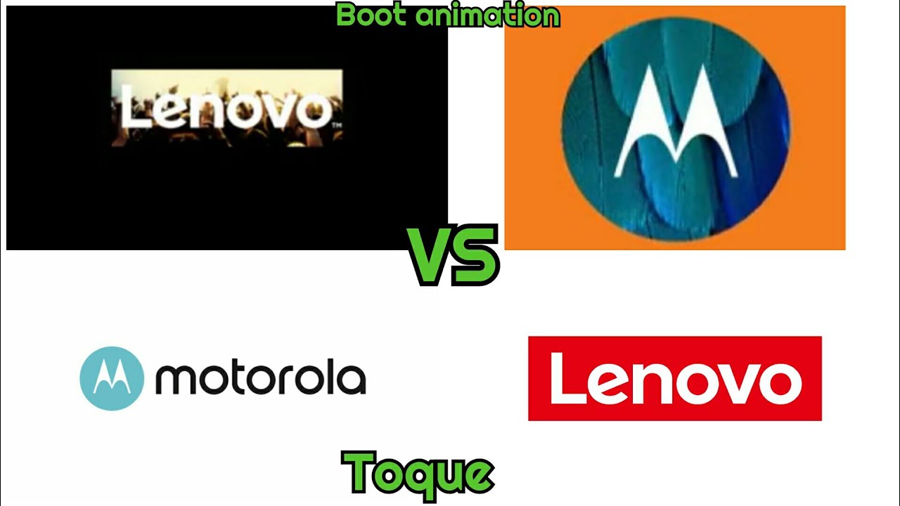 Boot animation e toque Lenovo vs Motorola