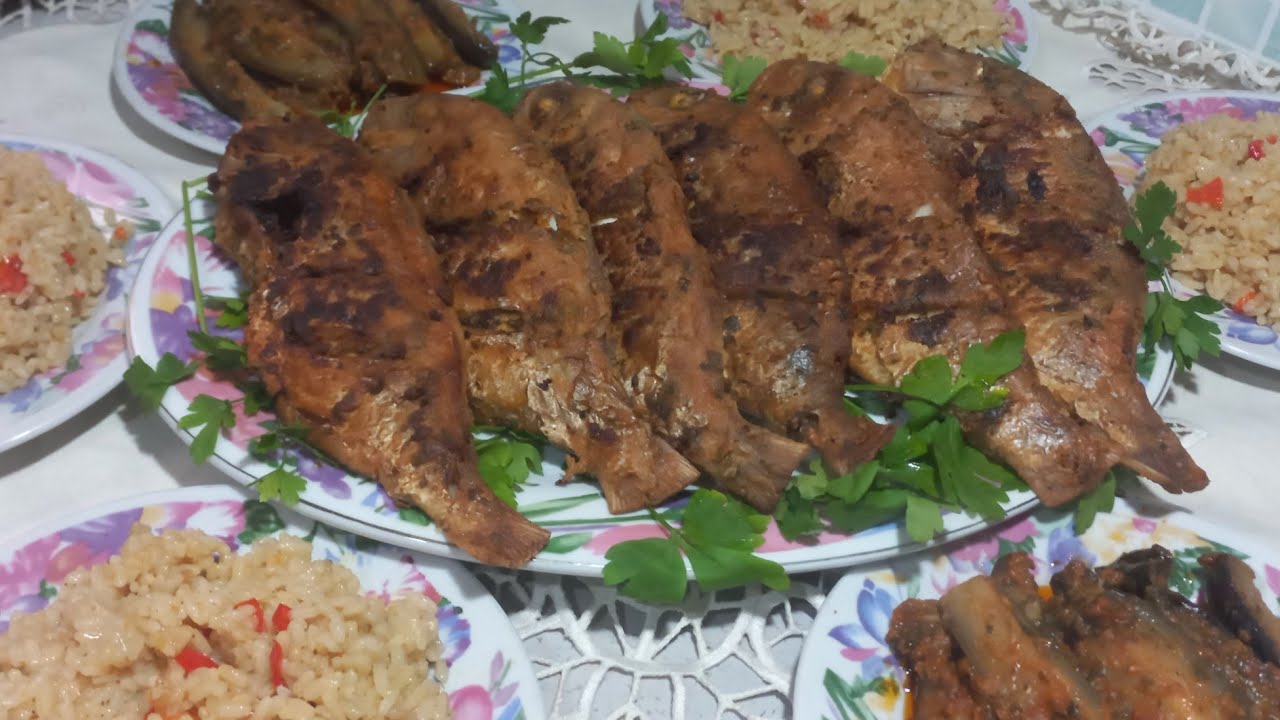 شاركت معاكم هاد النهار  الحوت وبعض المقبلات لكيجيو رااائعين أو بنااان بزاف بزاف 🔔😋🇲🇦👉