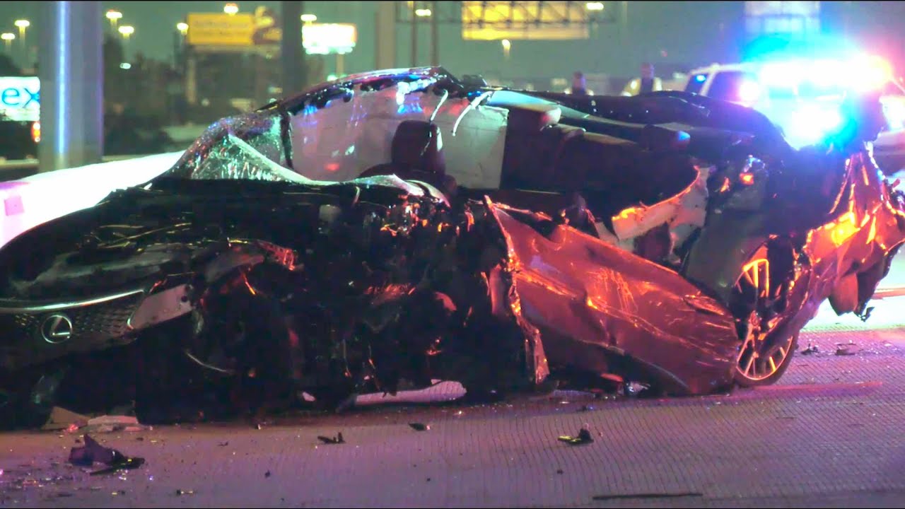 Female Driver Ejected In Terrible Crash | Jersey Village