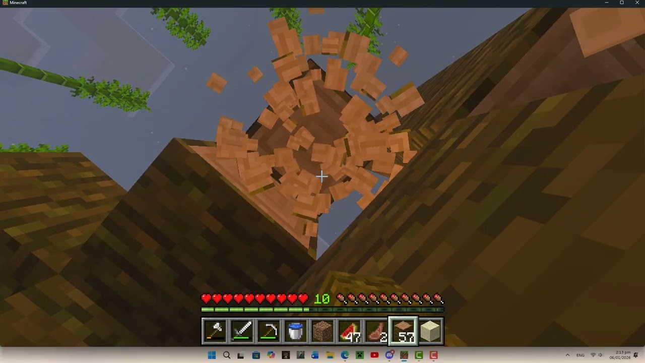 Minecraft: The EPIC Realm episode 8: making treehouse(2)