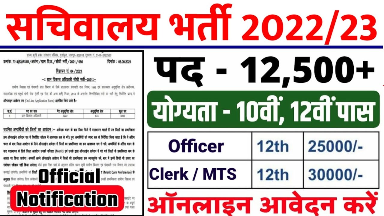 सचिवालय भर्ती 2022, new vacancy 2022, sarkari naukari, 2022, sachivalaya bharti 2022, govtjobportals