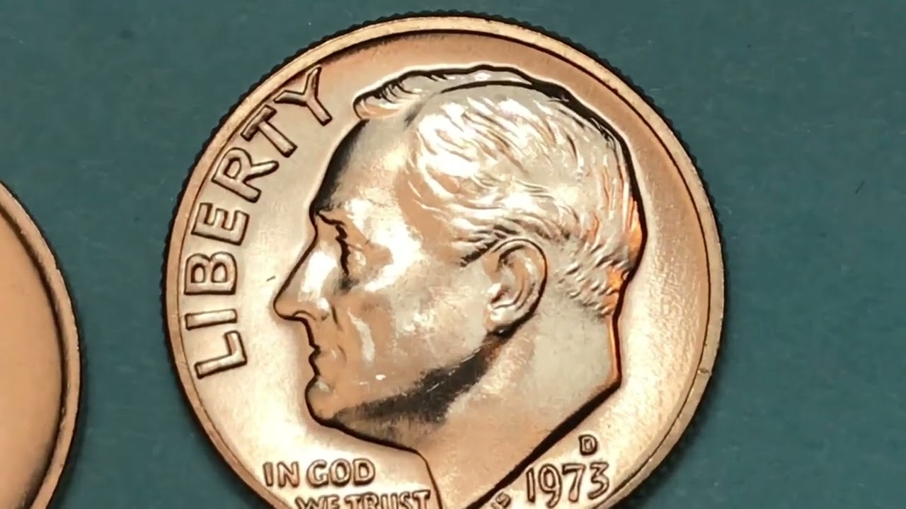 1973 US DIme - DC Minutes United States Coins