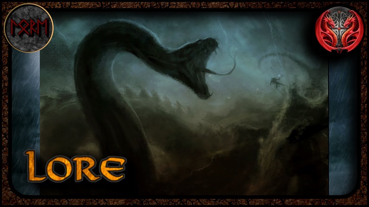 J&ouml;rmungandr, die Midgardschlange - Germanische Mythologie 11