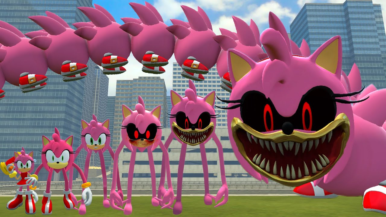 NEW EVOLUTION OF ROBLOX HUNGRY SONIC ARMY EXE WORM & INNYUME SMILEY'S AND SHIN SONIC TAPES in Gmod!!