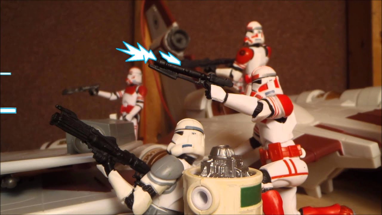 Star Wars: Clone Wars - Senate Security (Stop Motion)