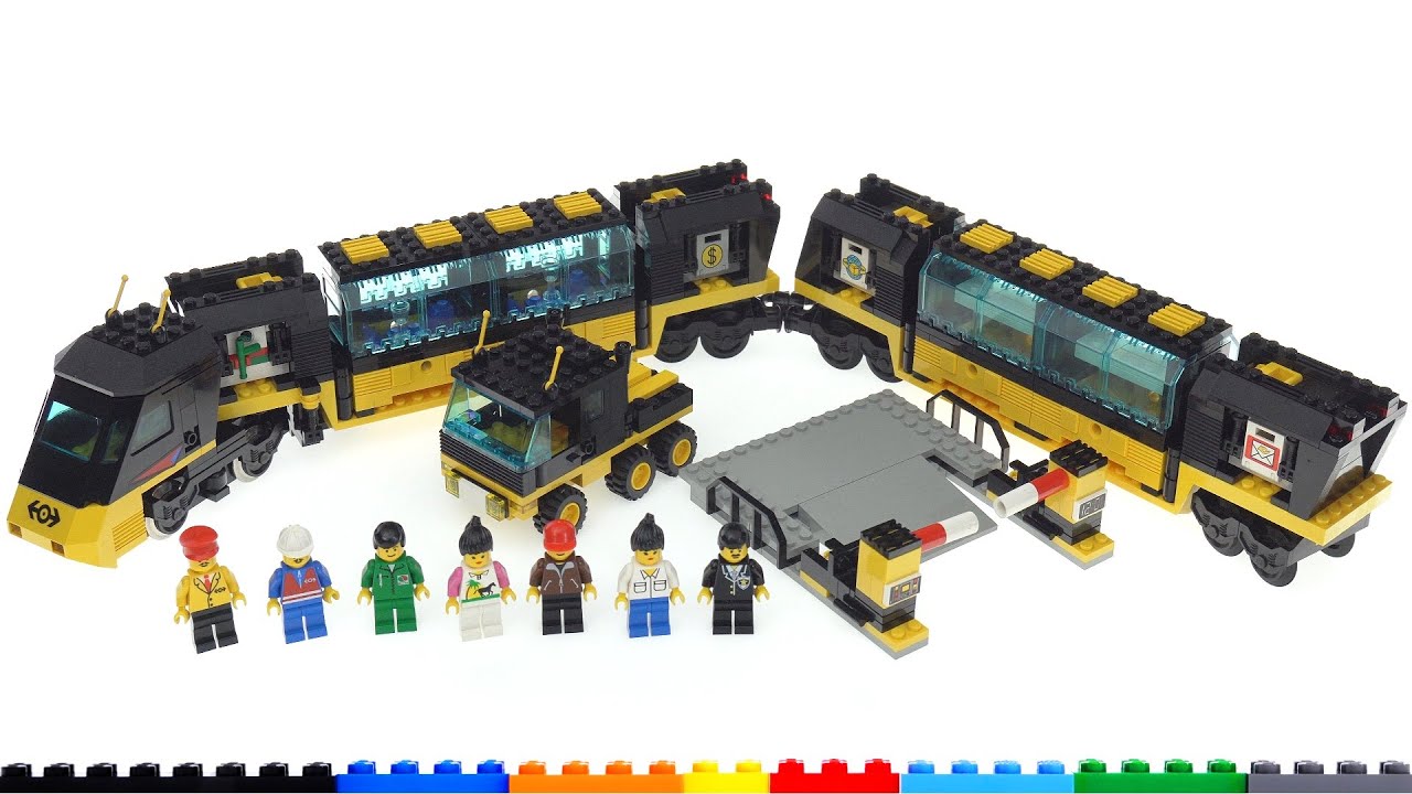 LEGO Cargo Railway 4559 train from 1996 reviewed! Unconventional, funky, but slick
