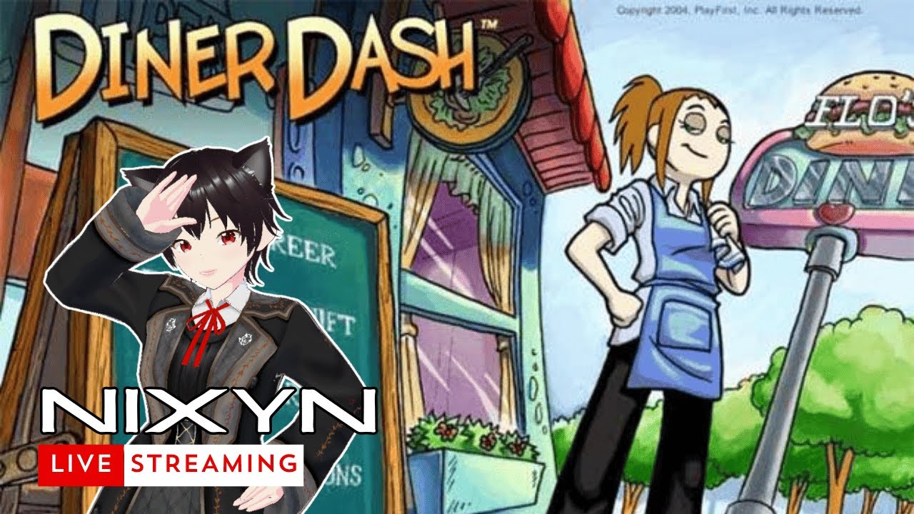 🔴 Diner Dash Short Gameplay!! | VTubing