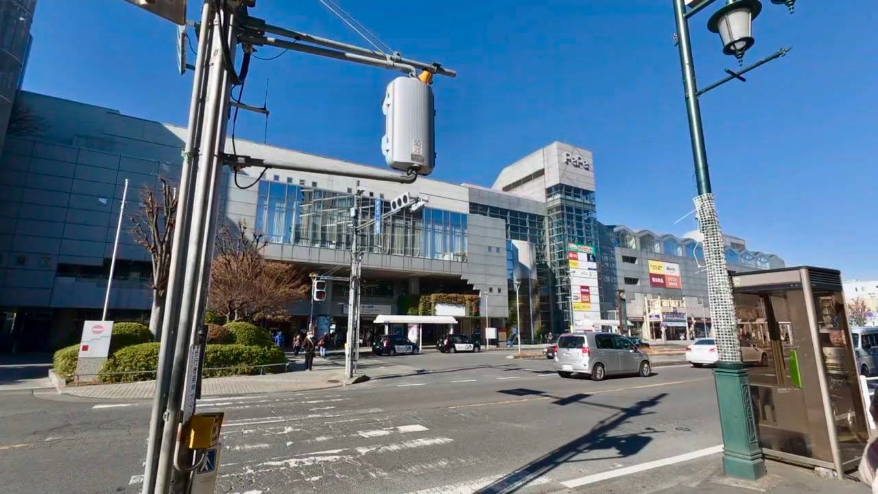 お散歩動画　川越駅から本川越駅までを歩く　JR川越線　東武東上線　西武新宿線
