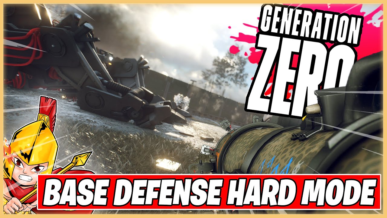 Let's Do A Base Defence On HARD MODE In Generation Zero