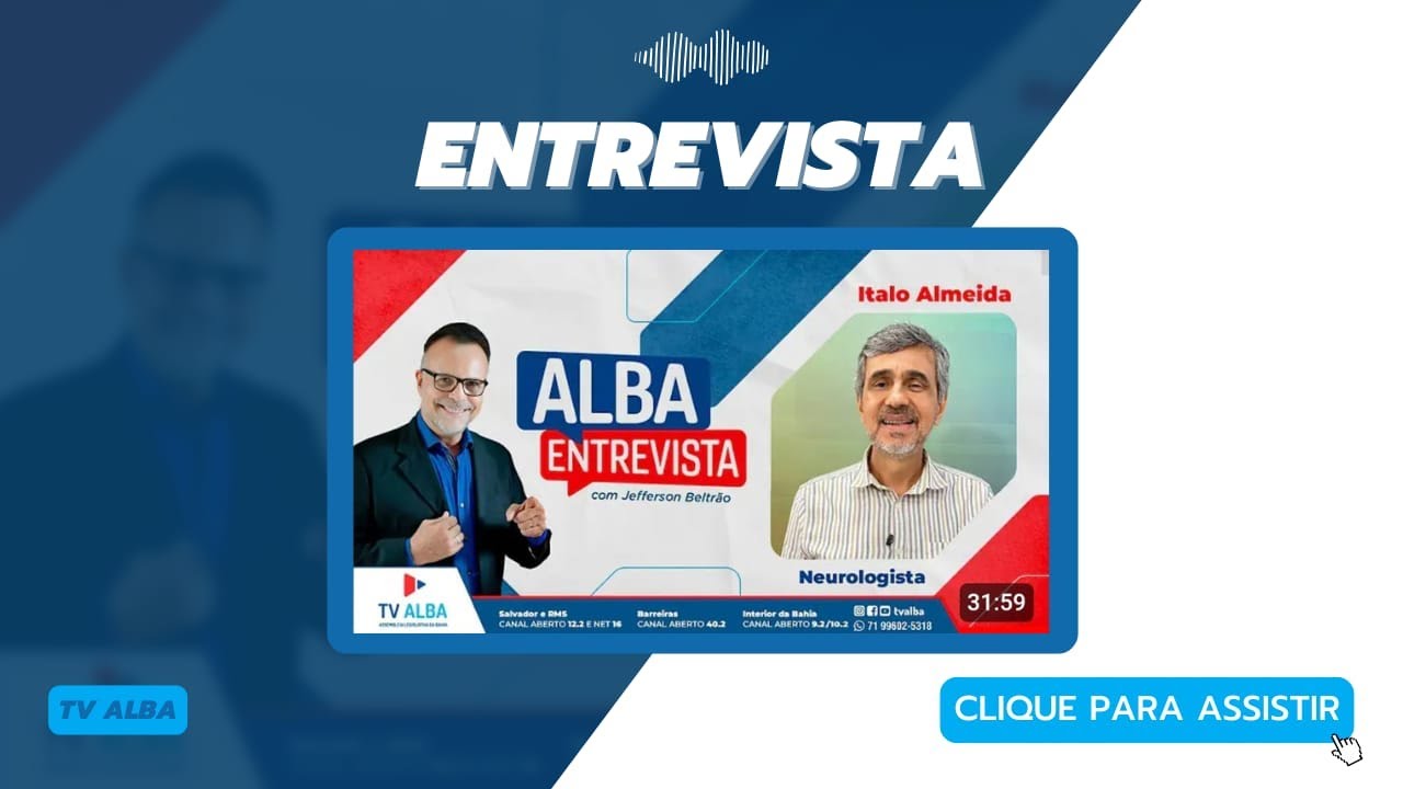 Dr Italo Almeida no ALBA ENTREVISTA