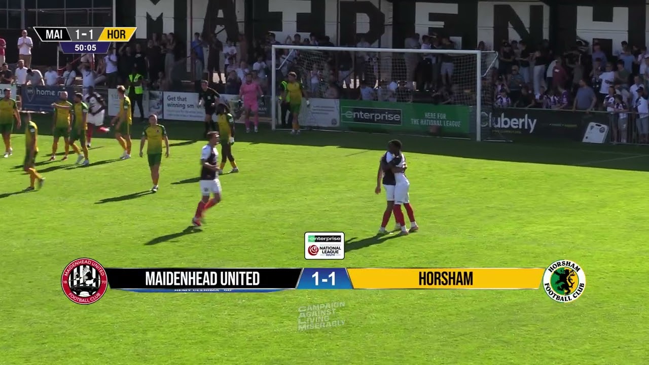 Maidenhead United 2-1 Horsham |  Match Highlights | 25th August 2025