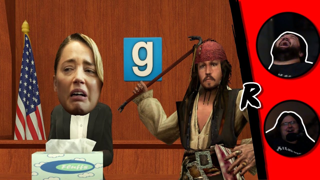 Gmod Depprun - Amber Heard Johnny Depp Trial (Garrys Mod Deathrun) - @VanossGaming | RENEGADES REACT