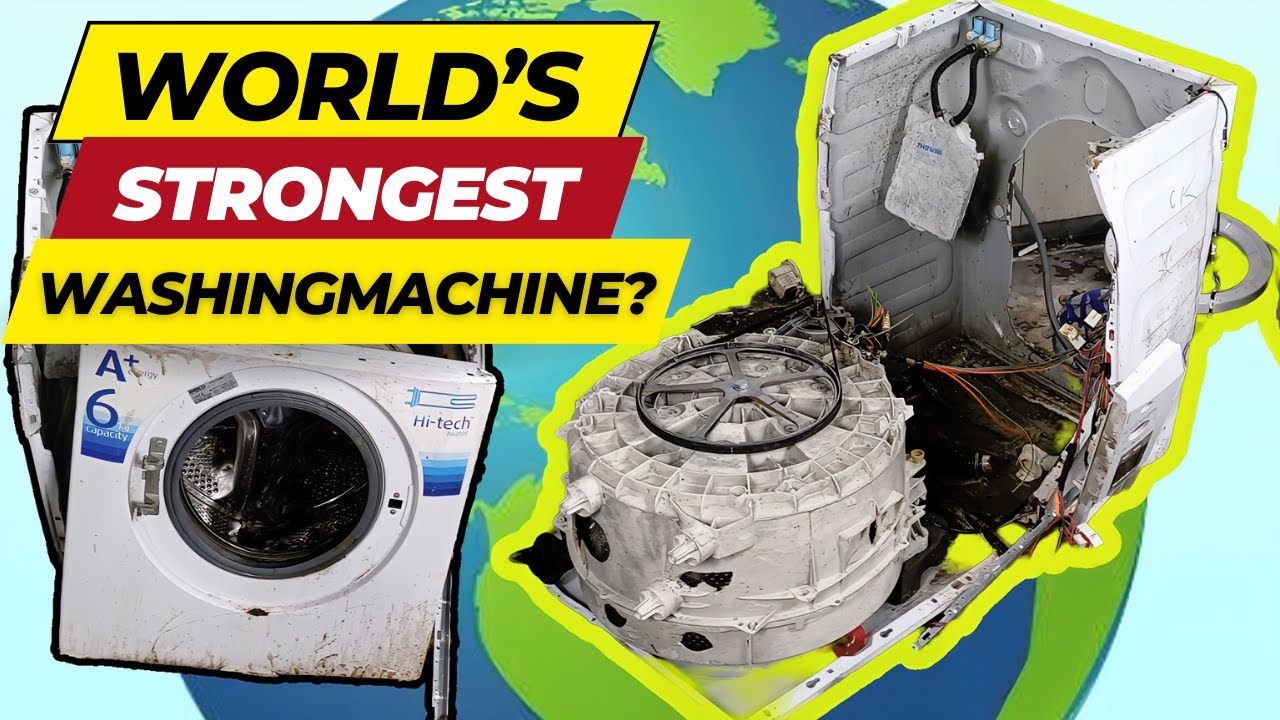 SELFDESTRUCTED BEKO WASHING MACHINE. #fungear #washingmachine #destruction