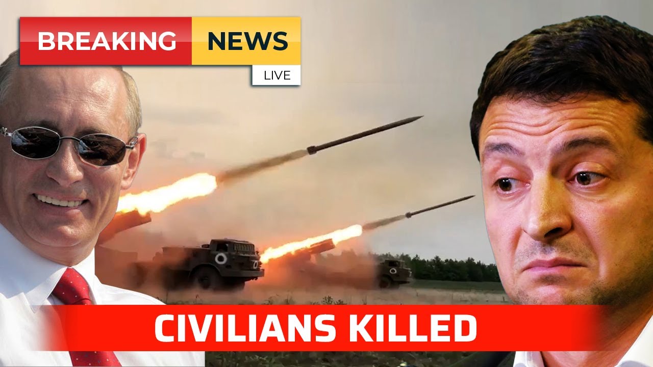 five killed in ukrainian shelling of donetsk market!