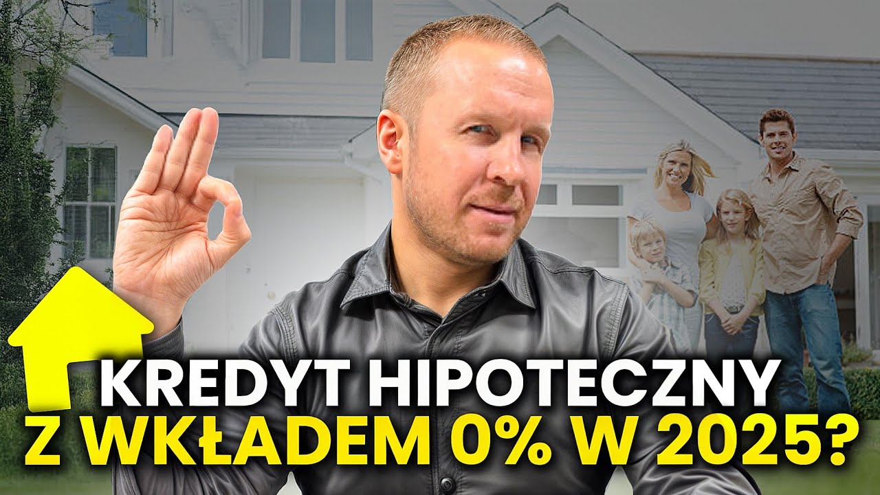 Kredyt hipoteczny BEZ WKŁADU własnego w 2025 roku! Sprawdź co możesz dostać od PAŃSTWA!
