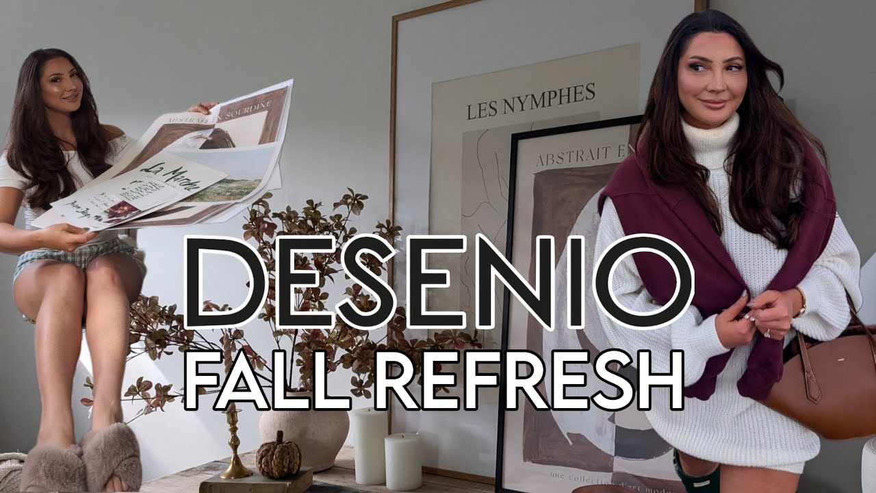 DECORATE MY HOUSE WITH ME FOR 🍂 FALL | WITH DESENIO