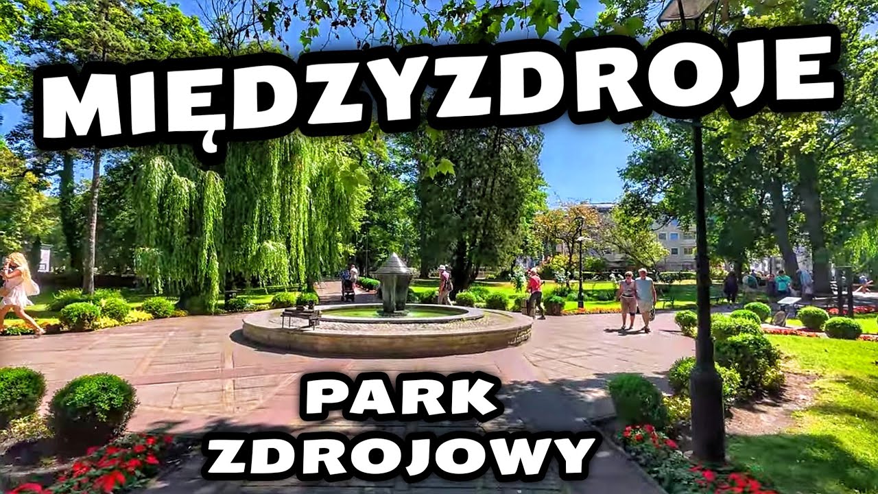 Międzyzdroje 2025 – Spacer po Parku Zdrojowym im. Chopina | Kurpark, miasto, wakacje nad morzem