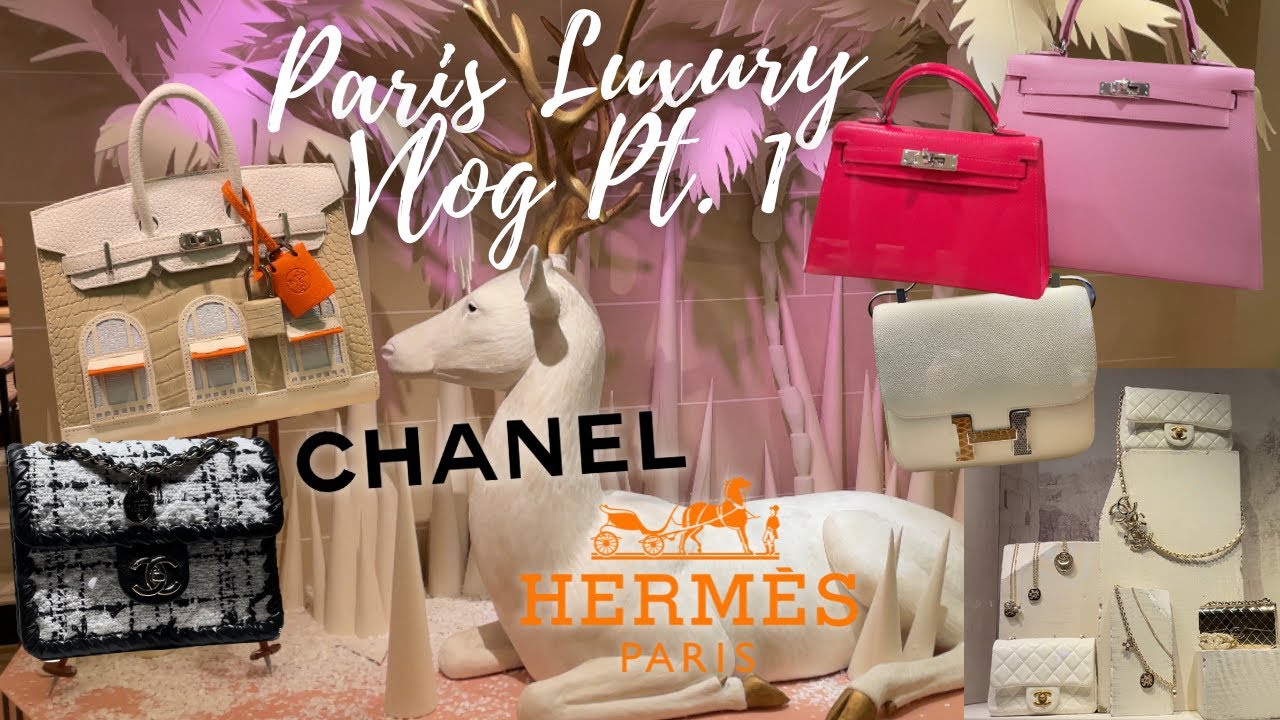 PARIS VLOG Hermès Rue Faubourg FSH & Chanel Luxury Shopping Vlog Vlogmas Birkin Kelly | Lesley Adina