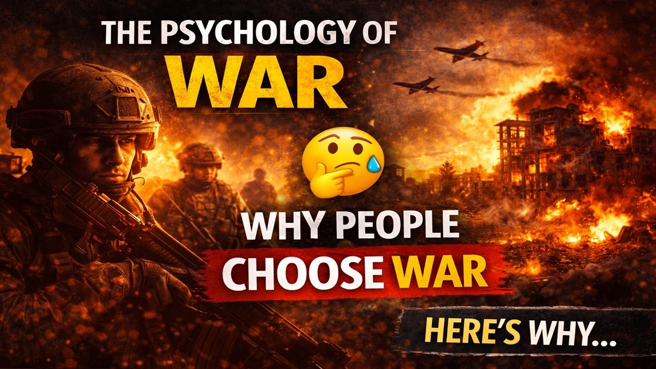 Why Do Humans Choose War? The Dark Psychology Explained