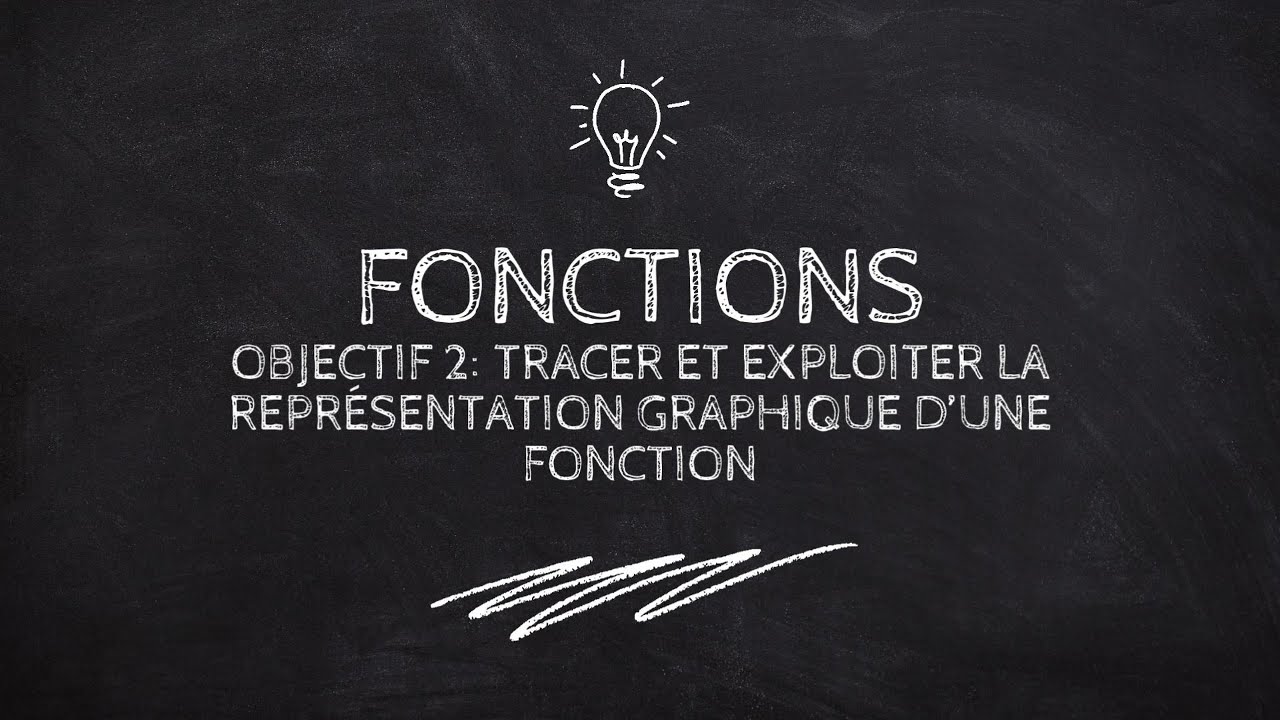 Fonctions - Objectif 2: Tracer et exploiter la représentation graphique d'une fonction
