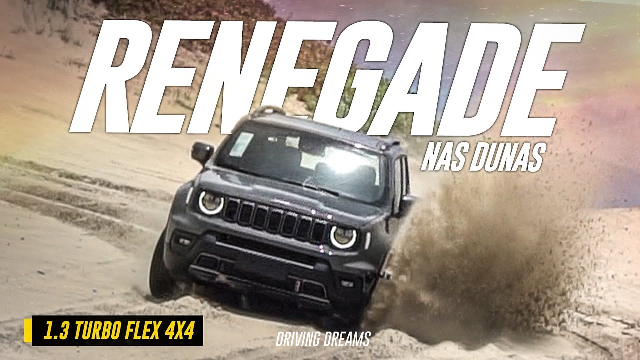 Novo Jeep Renegade 2022 4x4 1.3 Turbo Série S Trilha nas Dunas! Teste offroad de verdade! 234