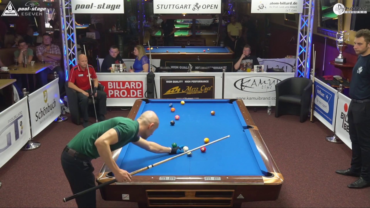 Stuttgart Open 2017, No. 24, Roman Hybler vs. Valery Kuloyants, 10-Ball, Pool-Billard