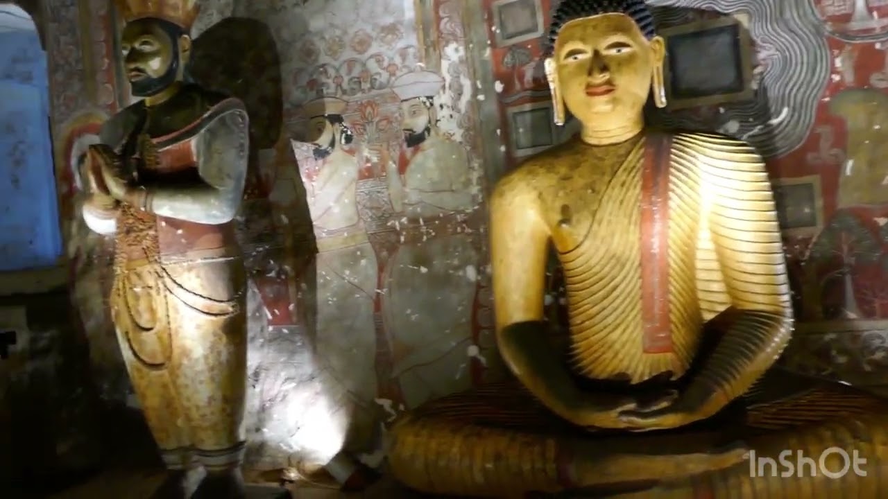Ancient Dambulla cave Temple Sri Lanka February 2026