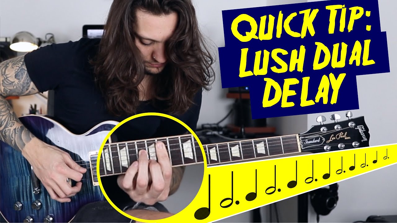HOW TO SET UP A DUAL DELAY SOUND (Andy Timmons Style) - Pete & Vinnie 3-Minute Guitar Tips