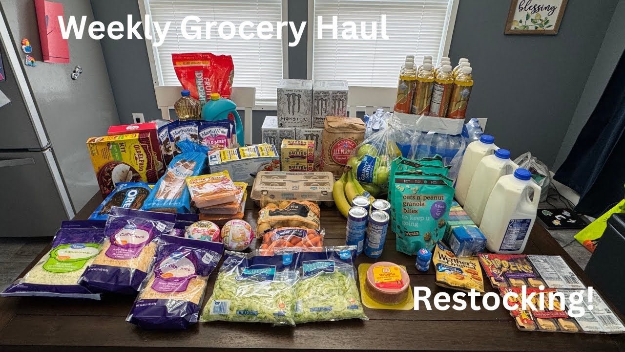 Restocking Weekly Grocery Haul