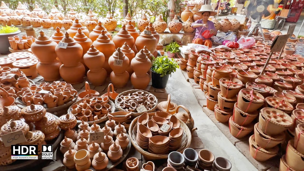 THAILAND TRAVEL | Gong Khong Market  | Thai market in Ayutthaya | The theme is old town