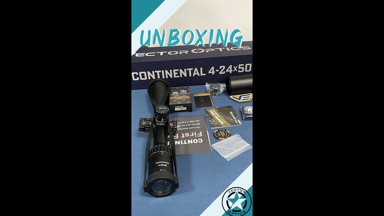 Vector Optics //Continental x6 4-24x50 Tactical Riflescope ARI (SCOL-54) Unboxing