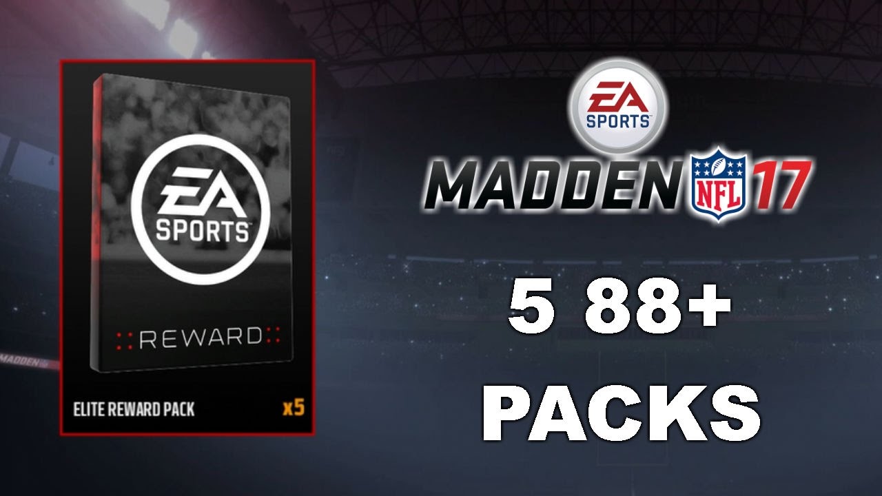 5 88+ PACKS!!! MUT 17