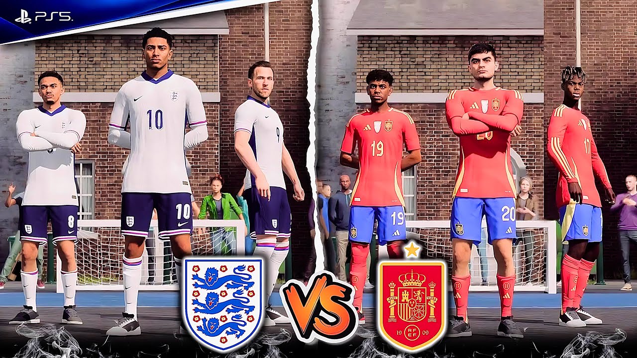 YAMAL vs BELLINGHAM - SPAIN vs ENGLAND l FC 25 VOLTA l PS5