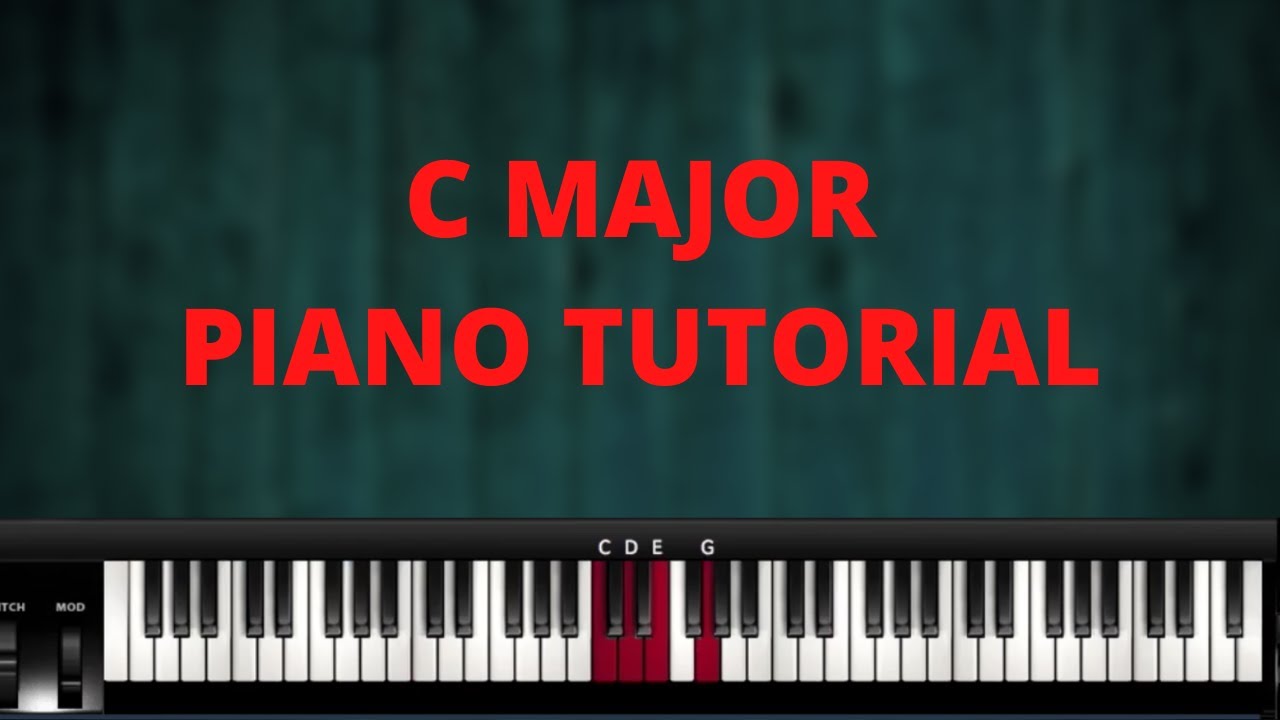 Key C Major Piano Tutorial-(Instructor - Emmanuel)