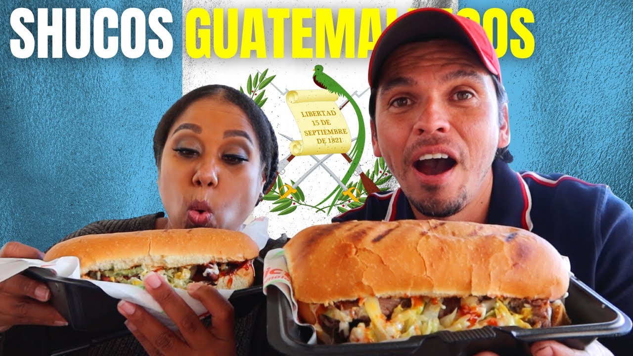 PROBANDO SHUCOS GUATEMALTECOS POR PRIMERA VEZ (ESTO COMEN EN GUATEMALA)