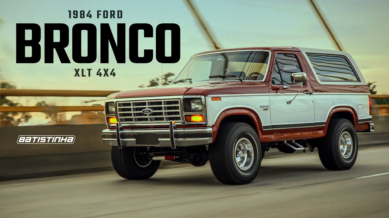 Ford Bronco XLT 4x4 1982 - O Clássico SUV que vira Pickup - Batistinha
